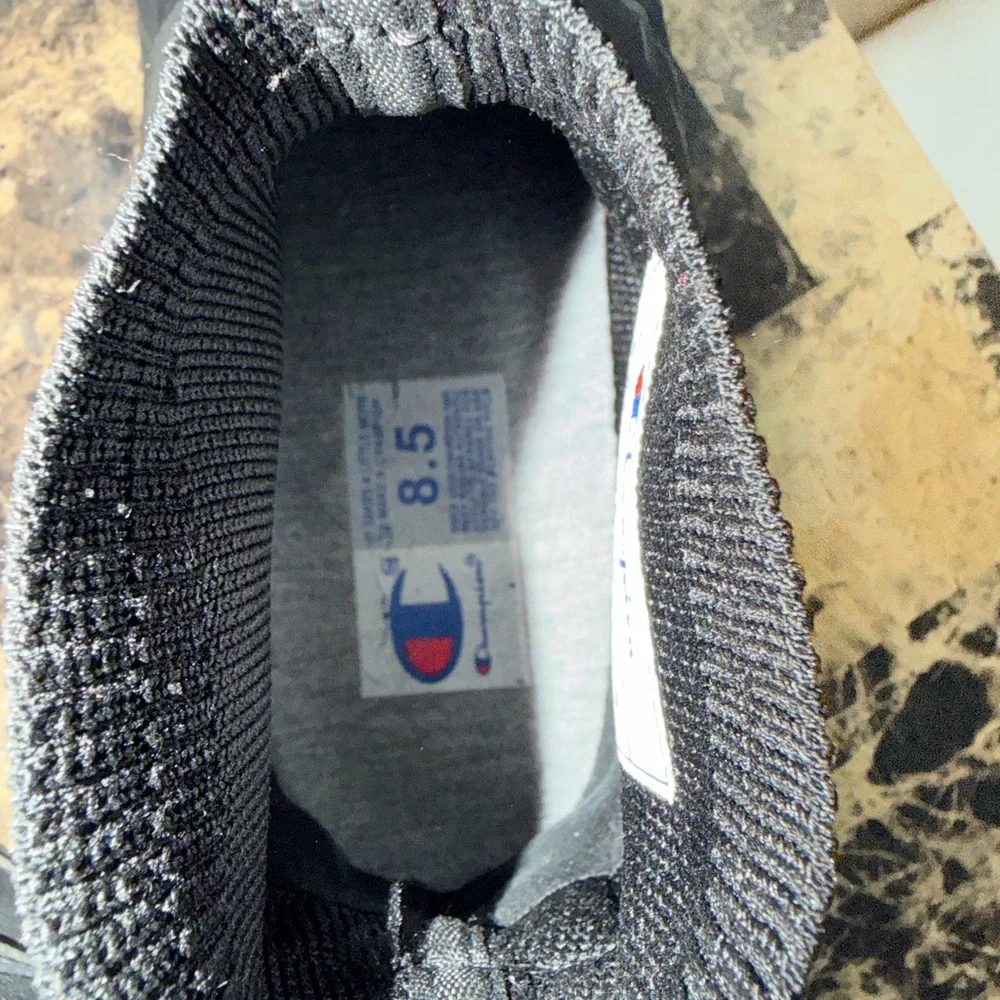 Champion Rally Pro Black High-Top Sneakers Mens 8.5 - Picture 4 of 5